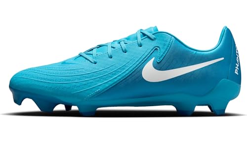 Nike Phantom Gx Academy Df Fg/Mg, Men's Sneaker, Blue Fury White, 11.5 US