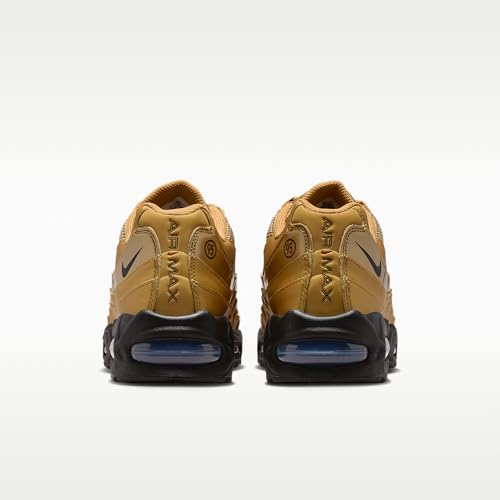 Nike Air Max 95 "Big Bubble Men's Shoes (Metallic Gold/University Red/Elemental Gold/Black) Size 14