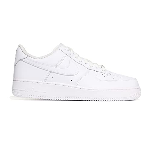 Nike Air Force 1 '07 Low Mens Basketball Shoes (Men's 10.5 Medium, White/White)