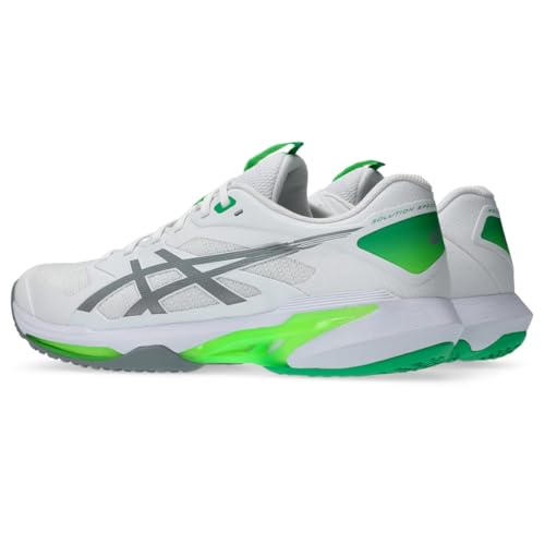ASICS Men's Solution Speed FF 4 OC Tennis Shoes, 10.5, White/Gravel
