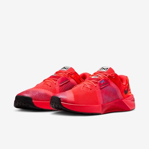 Nike Men's Metcon 10 Amplified Sneaker, Bright Crimson/Black/University Red, 9