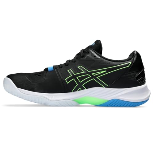 ASICS Men's Sky Elite FlyteFoam 2 Volleyball Shoes, 9, Black/Lime Burst