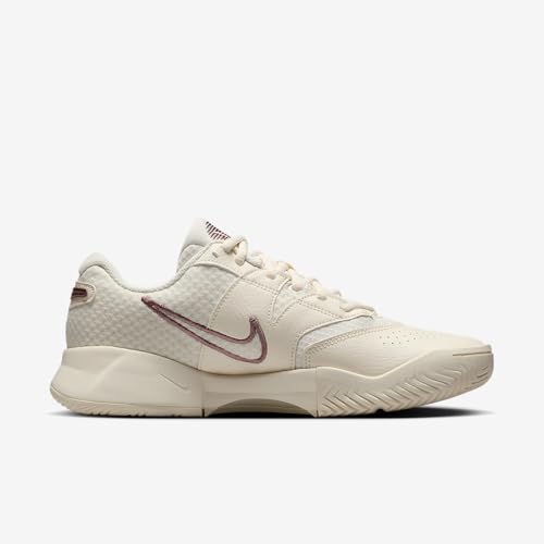 Nike NikeCourt Lite 4 Women's Tennis Shoes (Pale Ivory/Vachetta Tan/Tattoo) Size 9