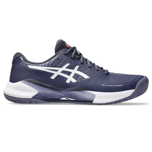 ASICS Men's Gel-Challenger 14 Tennis Shoes, 14, Indigo Fog/White