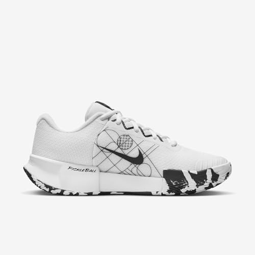 Nike Zoom Challenge Women's Pickleball Shoes (FQ4155-100, White/White-Black) Size 8.5