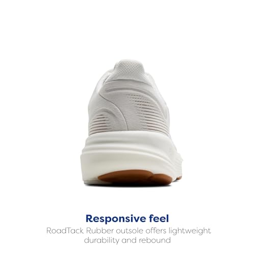 Brooks Women’s Revel 8 Neutral Running & Walking Shoe - White/Chateau Grey - 8.5 Medium