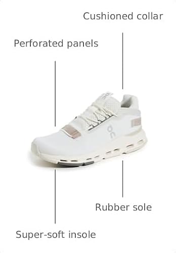 On Men's Cloudnova 2 Sneakers, Ice/Sand, 9.5 Medium US