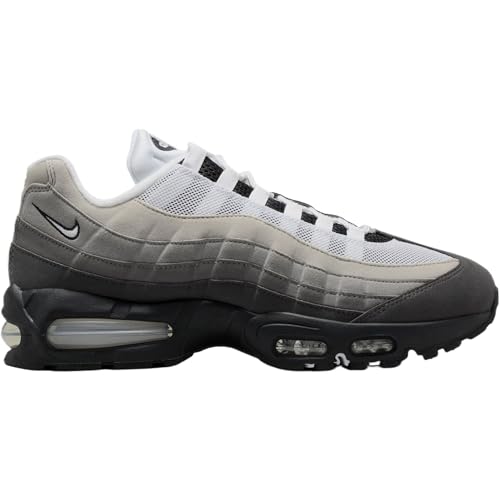 Nike Men's Air Max 95 Big Bubble OG, Black/White/Med Ash/Pewter, 8 Medium US