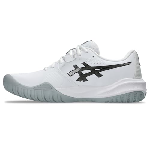 ASICS Men's Gel-Challenger 15 Tennis Shoes, 10, White/Gunmetal