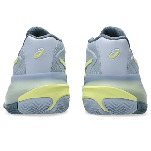 ASICS Men's Gel-Resolution X Clay Tennis Shoes, 9, Grey Blue/Pistachio