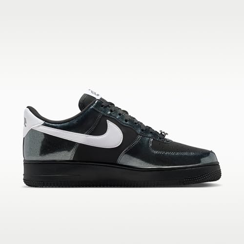 Nike Air Force 1 '07 LV8 Men's Shoes (Black/White) Size 10.5