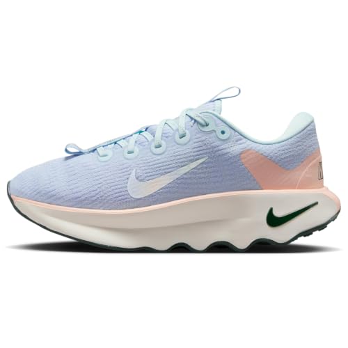 Nike Motiva Premium Women's Walking Shoes (HV5229-474, Glacier Blue/Washed Coral/Vintage Green/Multi-Color) Size 7