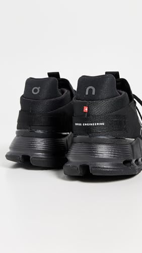 On Men's Cloudnova 2 Sneakers, All Black, 10.5 Medium US