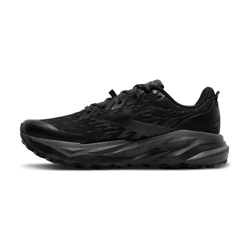 Brooks Men’s Cascadia 19 Mountain Trail Running Shoe - Black/Black/Ebony - 12 Medium
