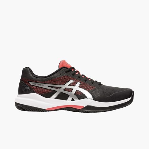ASICS Men's Gel-Game 7 Clay Tennis Shoes - Black/White/Orange 10 Medium