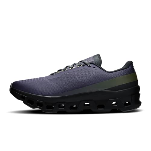 On Men's Cloudmonster 1 Sneakers, Flint/Black, 11 Medium US
