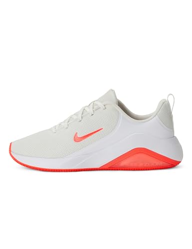 Nike Women's Bella 7 Training/Workout Shoes, White/Hot Lava-White, 8