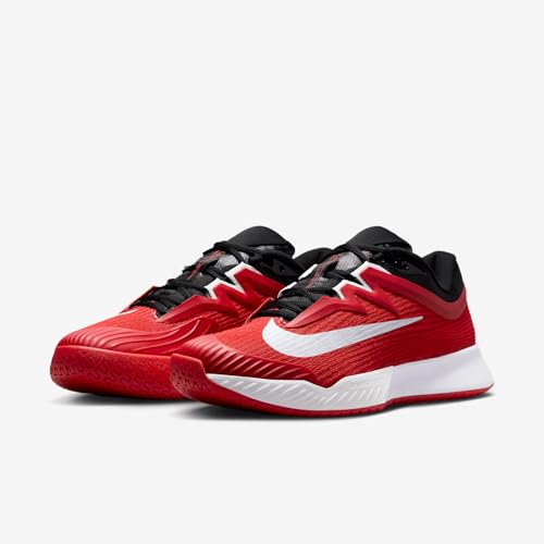 Nike Vapor Pro 3 Men's Hard Court Tennis Shoes (FZ2161-600, University Red/Black/White) Size 10
