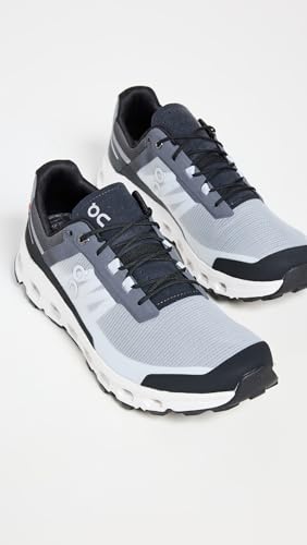 On Men's Cloudvista Sneakers, Black | White, 9 Medium US
