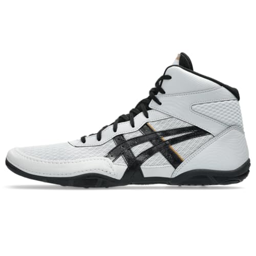 ASICS Men's Matflex 7 Wrestling Shoes, 11.5, Concrete/Black
