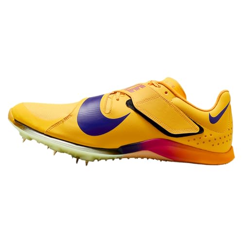 Nike Long Jump Elite Track & Field Jumping Spikes (Citron Pulse/Volt Ice/Vivid Purple/Indigo Burst) Size 7.5