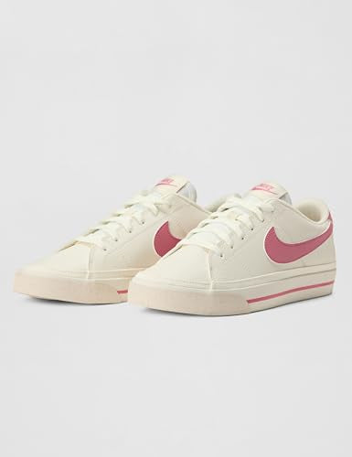 Nike Women's Court Legacy Next Nature Shoes, Pale Ivory/Peony-Chalk, 9