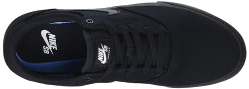 Nike SB Chron 2 Canvas Skate Shoes Size-12 Black/Black/Black