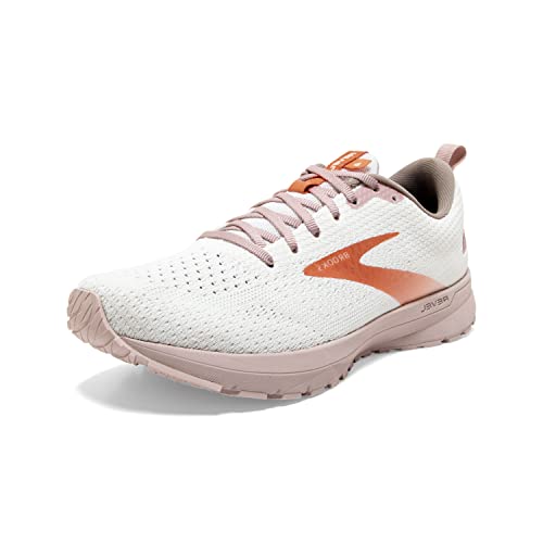 Brooks Women's Revel 4 Running Shoe - White/Hushed Violet/Copper - 11