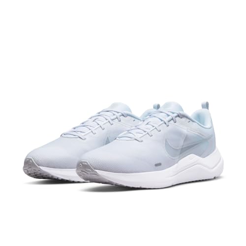 Nike Men's Downshifter 12 Running Shoe, White Pure Platinum White, 7.5 UK