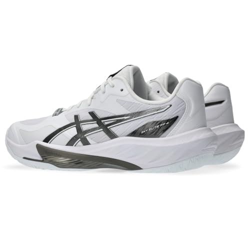 ASICS Men's Sky Elite FF 4 Volleyball Shoes, 9.5, White/Black