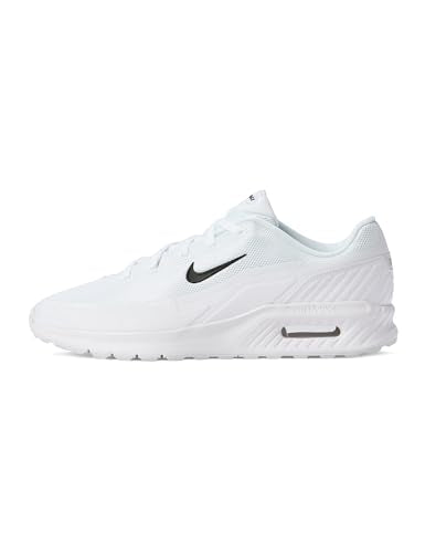 Nike Men's Air Max Bia Shoes, White/Black-Wolf Grey, 11