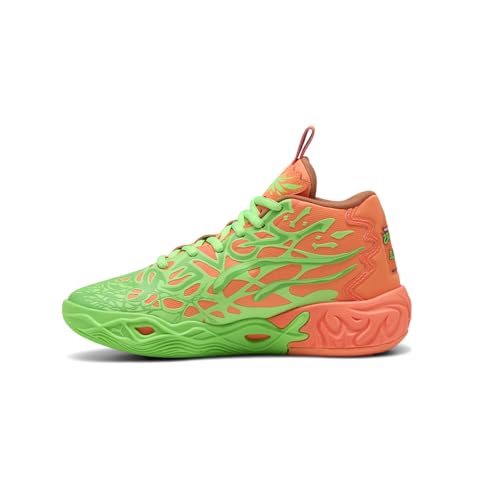 PUMA Kids Boys Mb.04 Teenage Mutant Ninja Turtles Basketball Sneakers Shoes - Green - Size 6.5 M