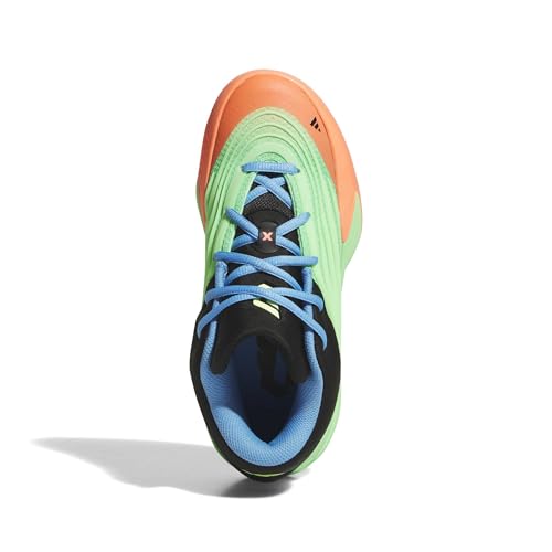 Adidas Unisex-Kids Dame X Basketball, Lime Burst/Supplier Colour/Supplier Colour, 4