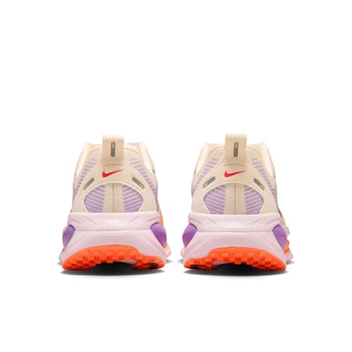 Nike Womens, Vomero 18, Chalk/Tattoo/Pink Foam/Bright Violet, 8 Medium