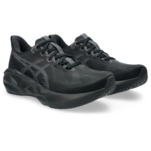 ASICS Men's NOVABLAST 5 Running Shoes, 9.5, Black/Carrier Grey