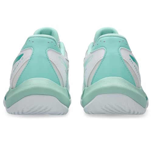 ASICS Women's Gel-Rocket 12 Volleyball Shoes, 8.5, White/Fresh ICE