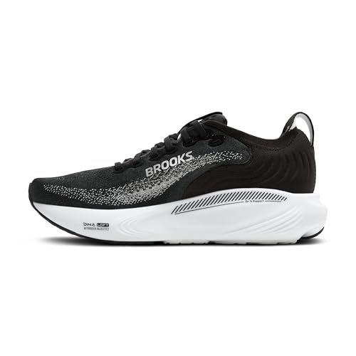 Brooks Women’s Adrenaline GTS 25 Supportive Running & Walking Shoe - Black/Grey/White - 12 Wide