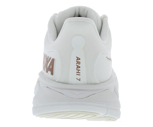 Hoka Women's Arahi 7 Blanc De Blanc/Rose Gold 8.5 Medium