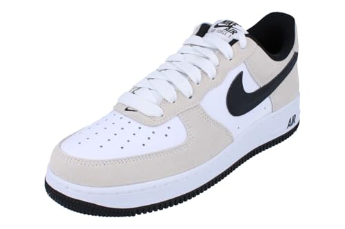 Nike Air Force 1 '07 LV8 Men's Shoes (IB6388-100, White/Black/White) Size 10