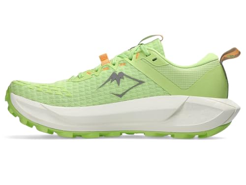 ASICS Womens Gel-Trabuco 13 Running Shoes, LIME GREEN/RAINSTORM GREY, 8