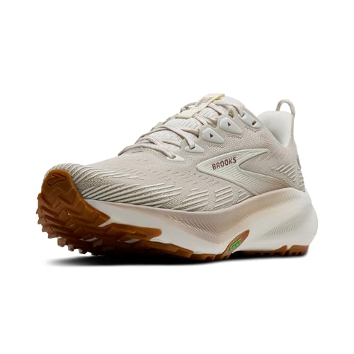 Brooks Women's Ghost Trail, Off-Road Running Shoe for Rugged Terrain - Coconut/Chateau/Rose - 9.5 Medium