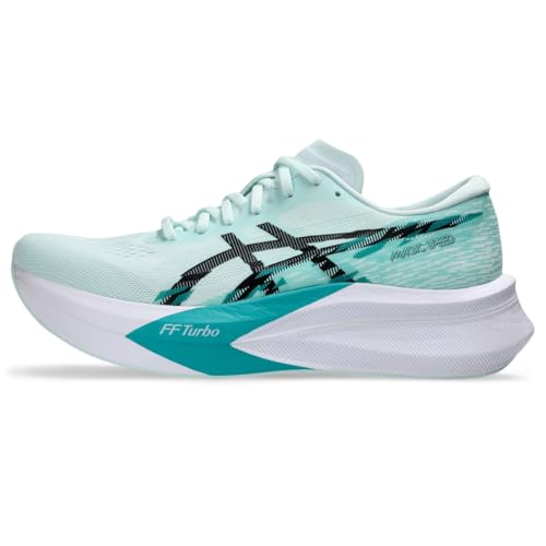 ASICS Men's Magic Speed 4 Running Shoes, 15, Soothing SEA/Black