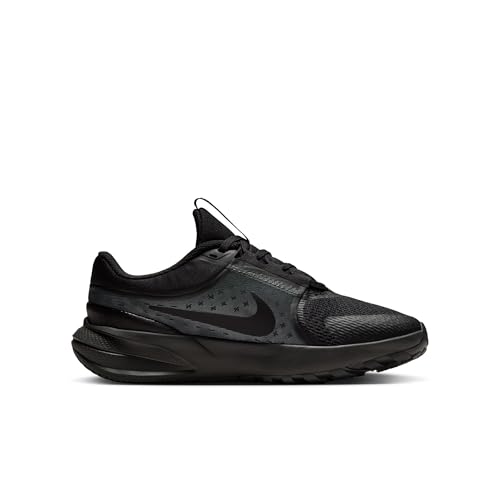 Nike Big Kid's Star Runner 5 Running Shoes, Black/Black-Anthracite, 4Y