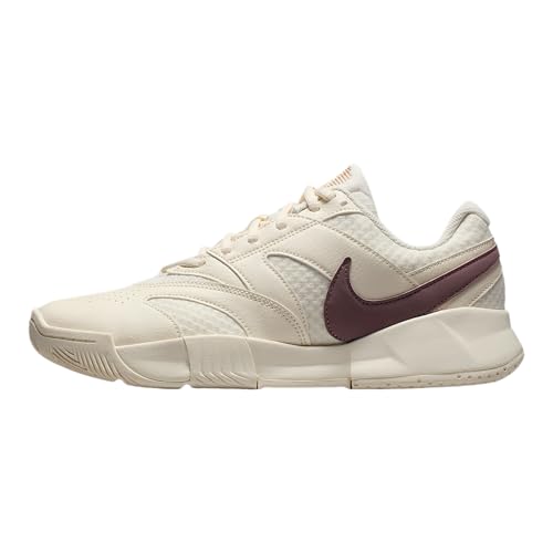Nike NikeCourt Lite 4 Women's Tennis Shoes (Pale Ivory/Vachetta Tan/Tattoo) Size 9