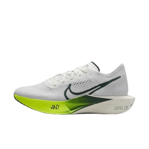 Nike Vaporfly 3 Men's Road Racing Shoes (FZ4017-100, White/Volt/Sail/Pro Green) Size 15