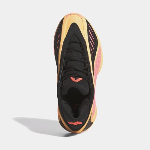 Adidas, Adidas, Anthony Edwards 1 Low Top Basketball Shoes (Big Kid), Acid Orange/Black/Acid Red, 5, Medium