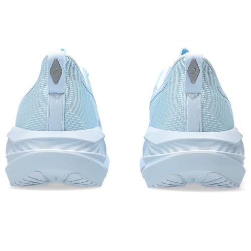 ASICS Womens Novablast 5 Lite-Show Running Shoes, LITE-SHOW/LIGHT BLUE, 8
