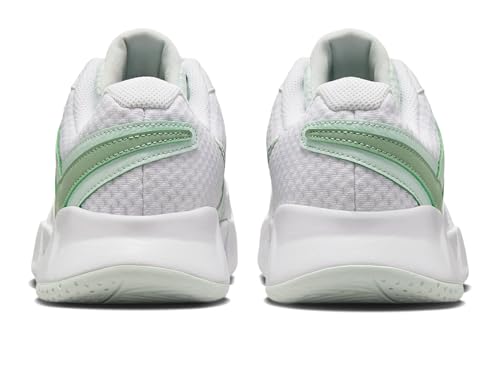 Nike Womens, Court Lite 4, White/Steam/Barely Green, 9.5 Medium