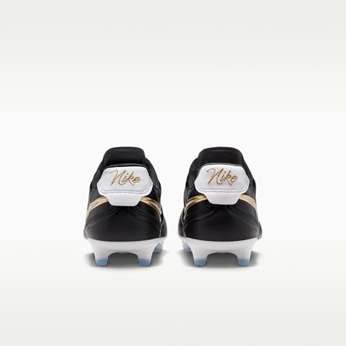 Nike Tiempo Ligera Pro Firm-Ground Low-Top Soccer Cleats (Black/White) Size 8.5