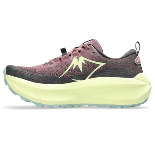 ASICS Women's Trabuco Max 4 Running Shoes, 7.5, Purple Oxide/Cold Moss